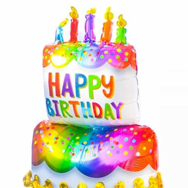 에어벌룬생일케이크 파티풍선 생일풍선