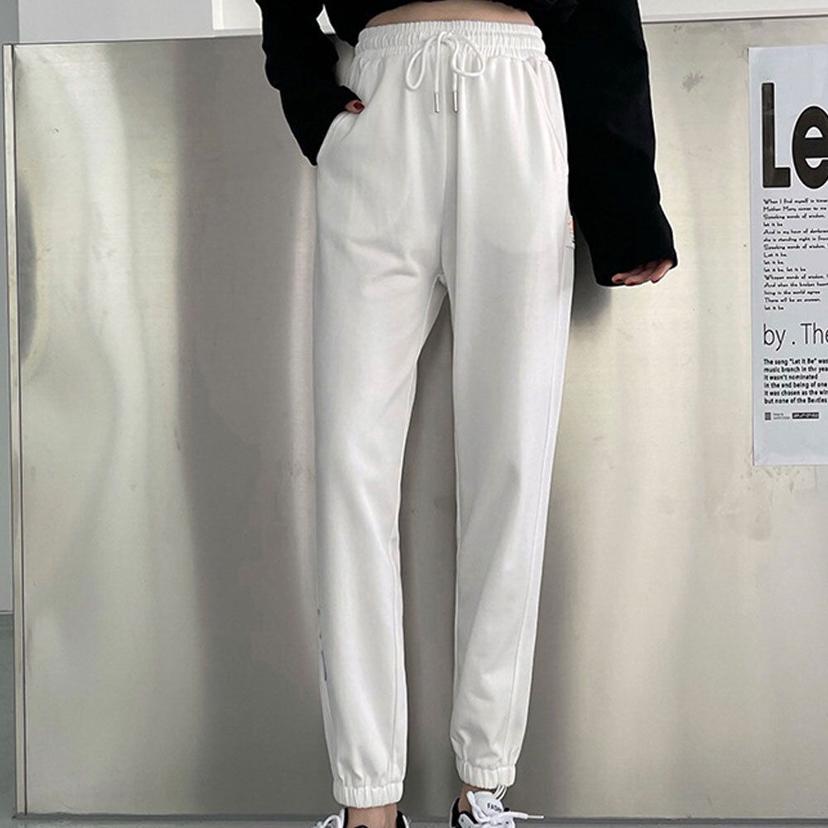 여성 스트릿 핏 조거 팬츠 데일리 트레이닝 바지