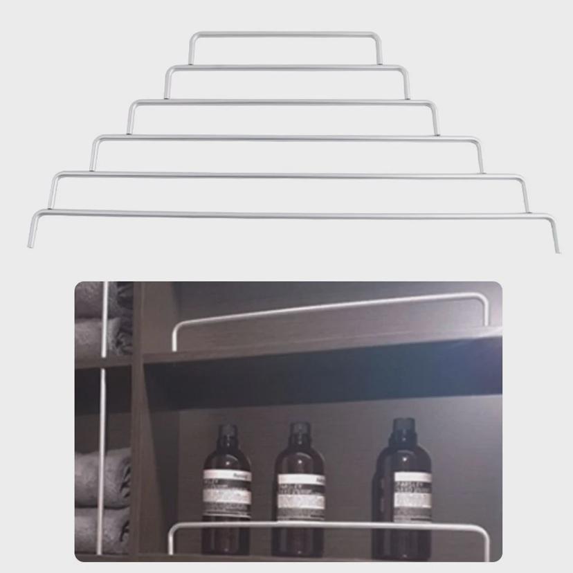선반 샴푸 낙하 방지턱 선반 막대바 - 수건 고정대