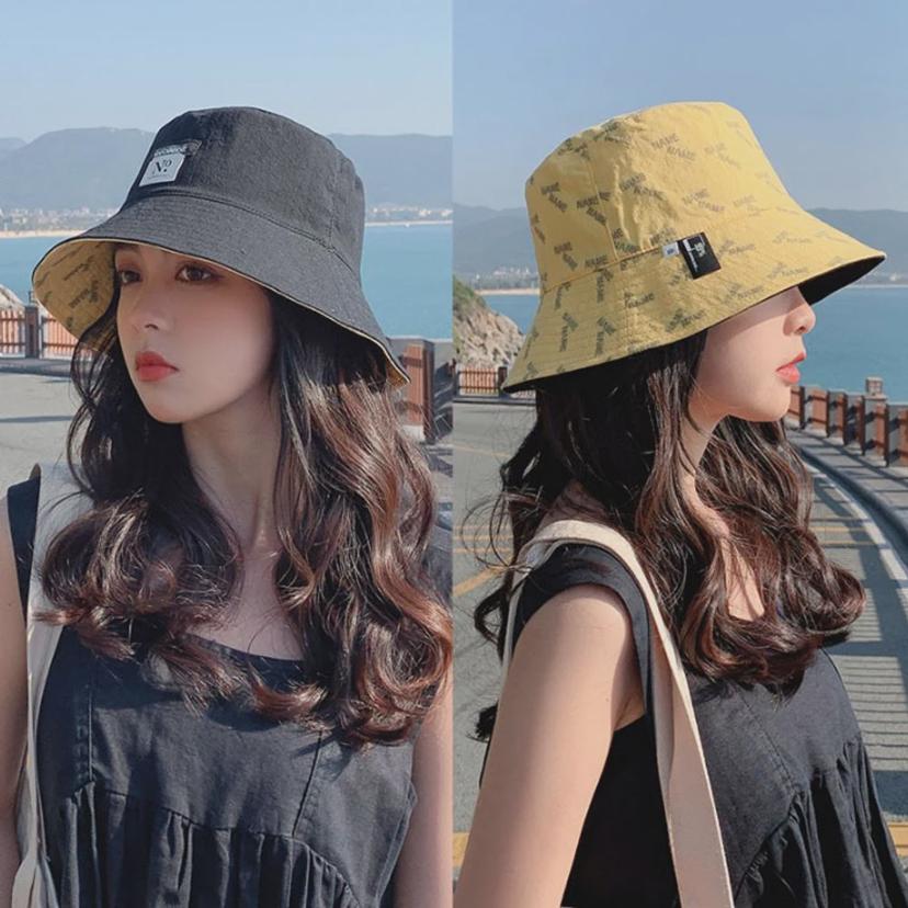 면 사파리 모자 유캔두잇 레터링 페도라