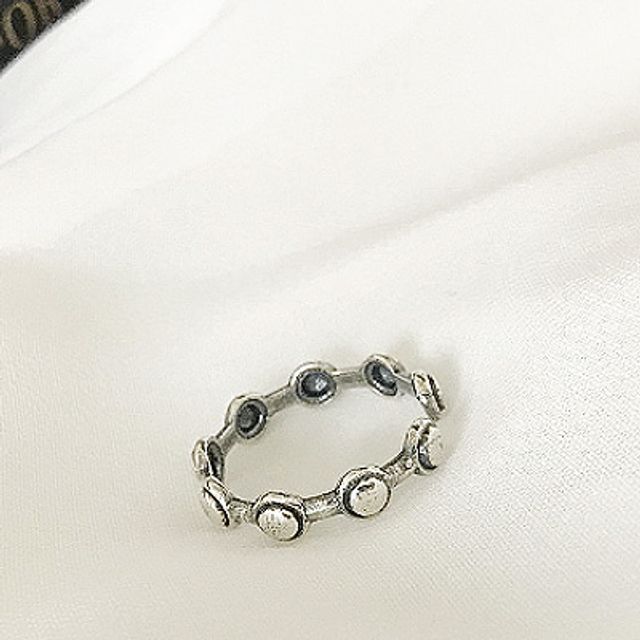실버 뱅글링 반지 - 심플한 은반지 디자인
