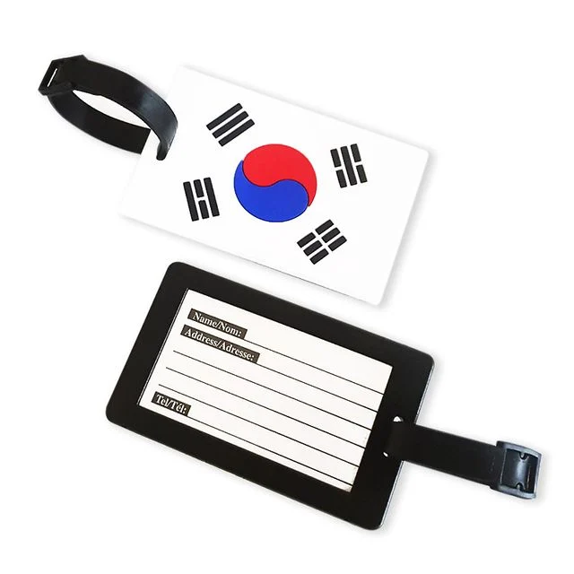 캐리어 태극기 네임택 가방 이름표 네임텍 M12733 - 여행 필수 아이템