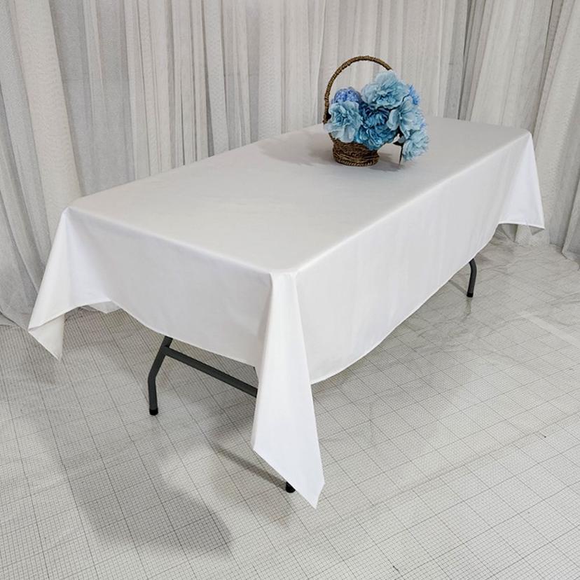 방수 식탁보 테이블보 화이트 260x145 대형 덮개