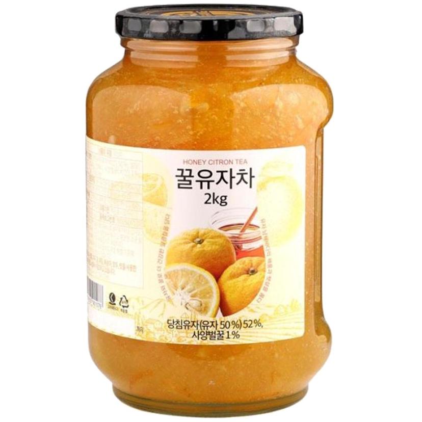 고려에프디 꿀 유자차 2Kg 대용량 전통차