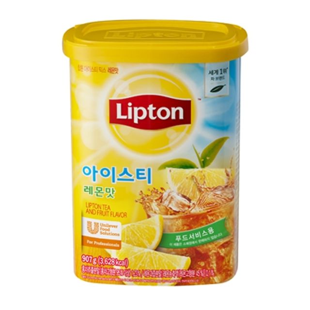 립톤 아이스티 레몬맛 지관, 대용량 907g 차류