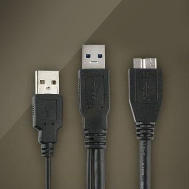 coms USB 3.0 마이크로 케이블 60cm 외장하드용