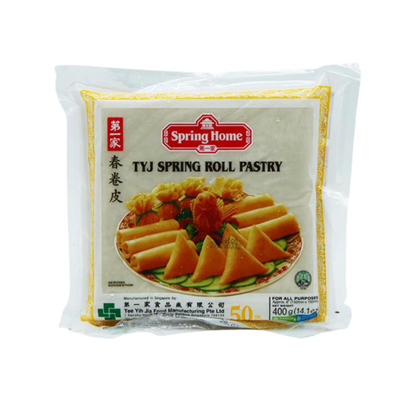 스프링홈 냉동 춘권피 6인치 50장 400g 요리 재료