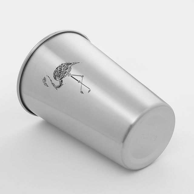 아임플라밍고 스텐컵 500ml 실버 - 캠핑 및 야외용 내열 스테인리스 텀블러