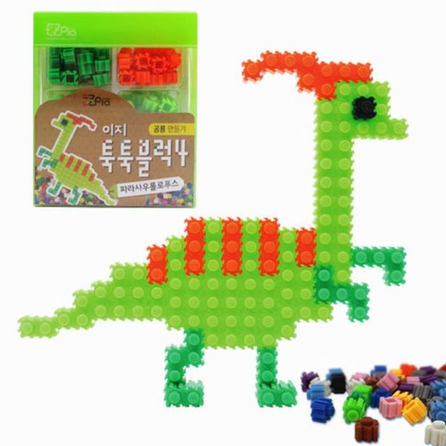 이지 툭툭블럭 공룡만들기(파라사우롤로푸스)