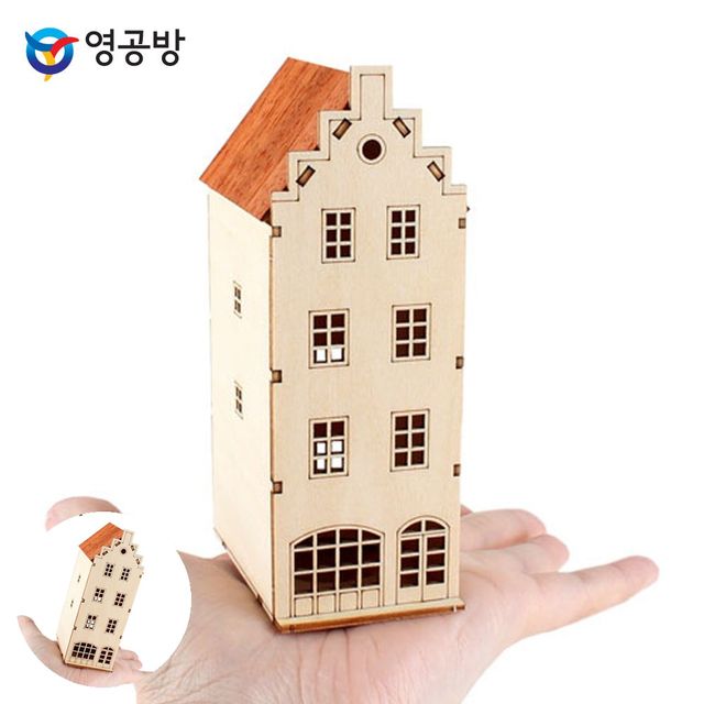 모형조립재료 목재조립 미니 베른 하우스 B