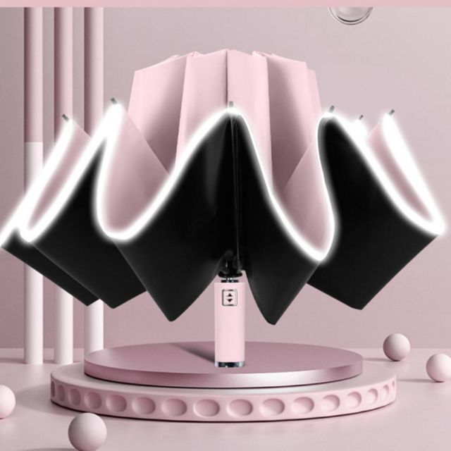 3단 거꾸로 자동 우산 자외선 차단 암막 기능 양산 겸용 튼튼한 접이식 휴대용 우양산 데일리 잡화
