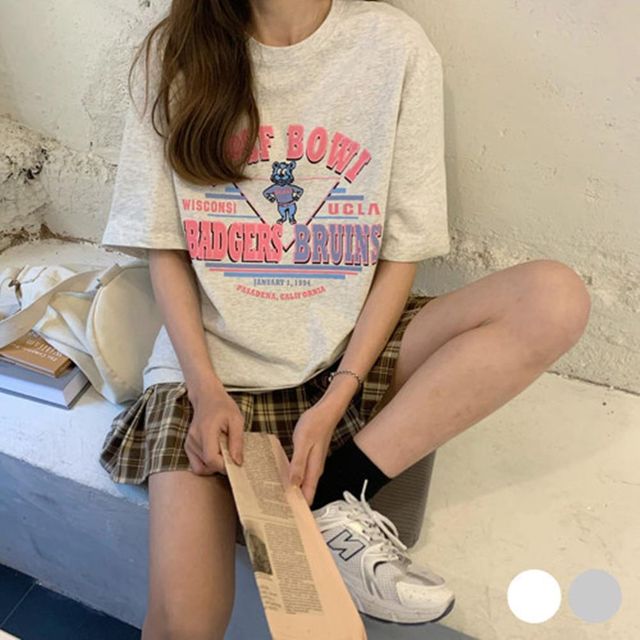 티셔츠 직장인 티셔츠코디 박스티 오버핏 데일리