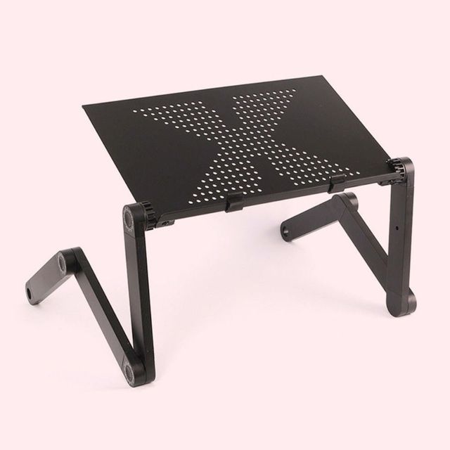 관절접이식 노트북 베드테이블 42x26cm 블랙