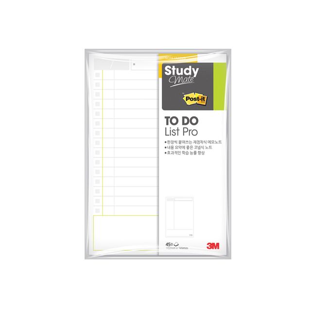 3M 스터디메이트 투두리스트 660 102x149mm - 스케줄러 플래너