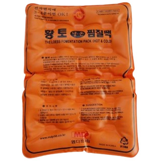 냉온찜질팩 PVC 1P 황토 온열 냉찜질팩 - 근육 이완