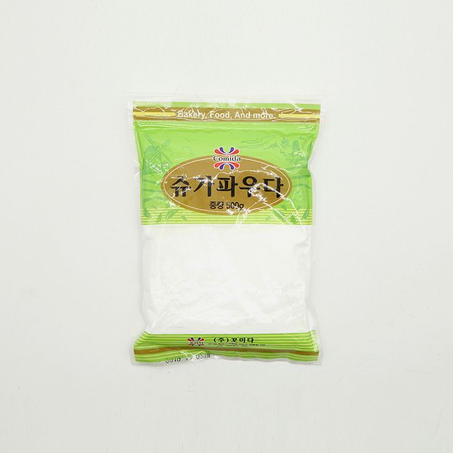 꼬미다 슈가파우더 설탕 토핑 500g 베이킹 재료