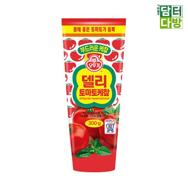 오뚜기 델리 토마토케찹 300g 6개 세트, 진한 토마토 맛의 일상용 케첩