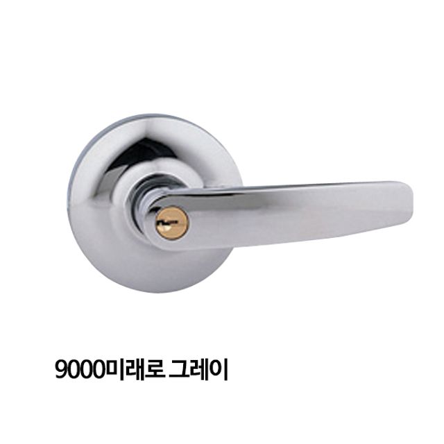 현대디엘 문고리 도어록 현관레버 9000미래로 그레이