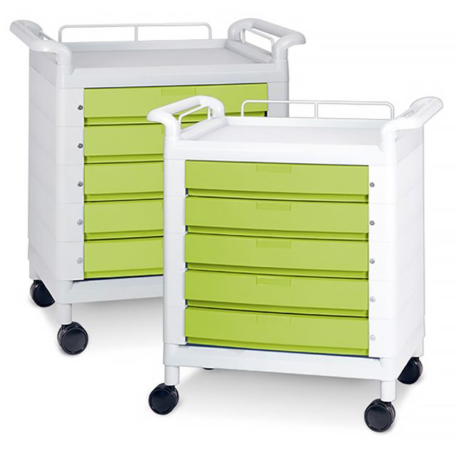 CART-205DC 병원카트 이동식 서랍트롤리 - 업소용 다용도 카트