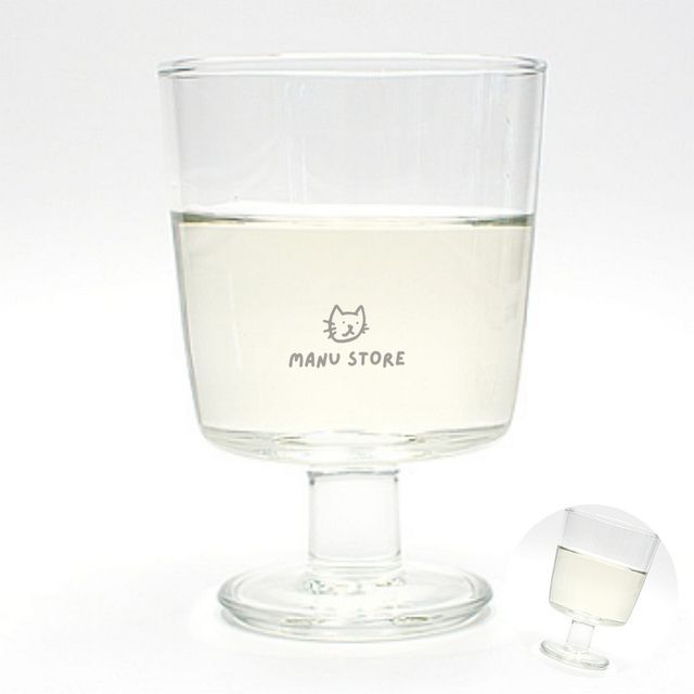 카페용품 강화유리컵 고블렛 300ml 유리컵