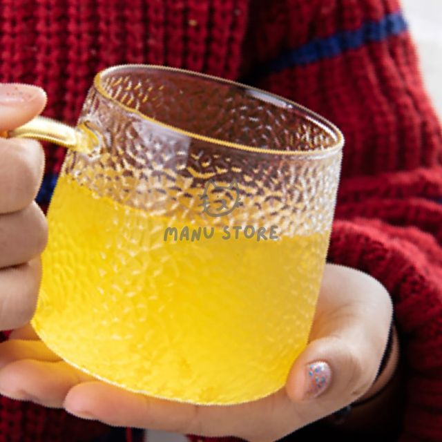 이중내열유리컵 깔끔한유리잔 내열 유리컵 350ml