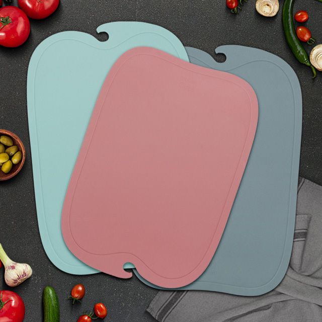 애플 TPU 도마 세트 - 위생적인 주방 식기세척기용 도마