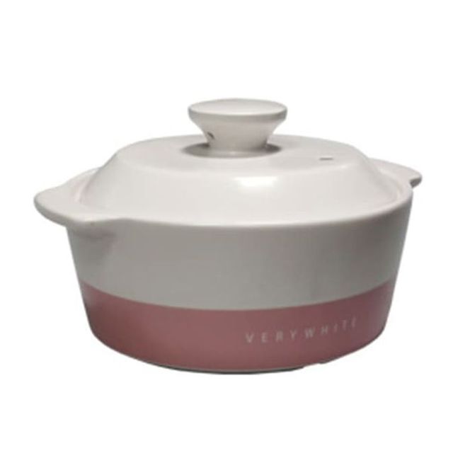 베리화이트 인덕션 뚝배기 찌개 도자기 냄비 16cm 730ml