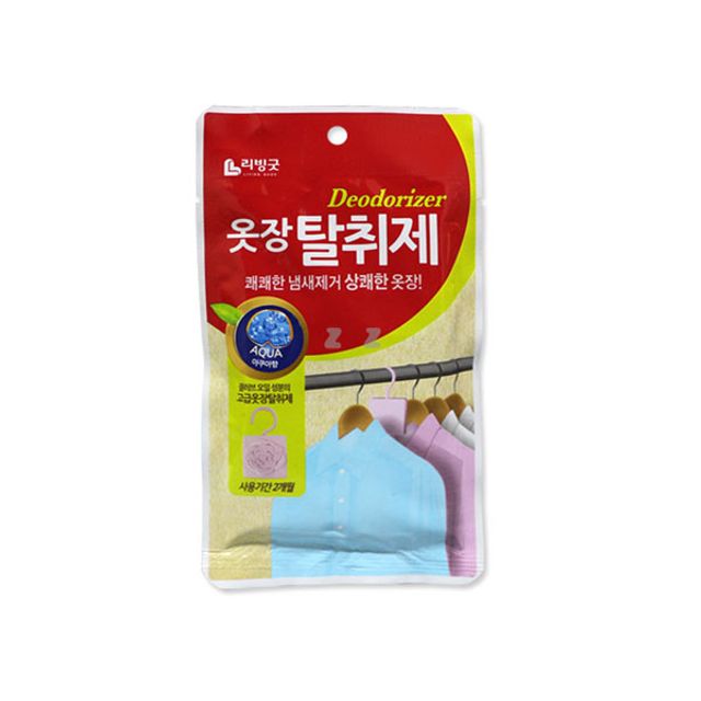IS 리빙굿 옷장 탈취제 아쿠아향 - 옷장 냄새 제거 및 상쾌함 유지