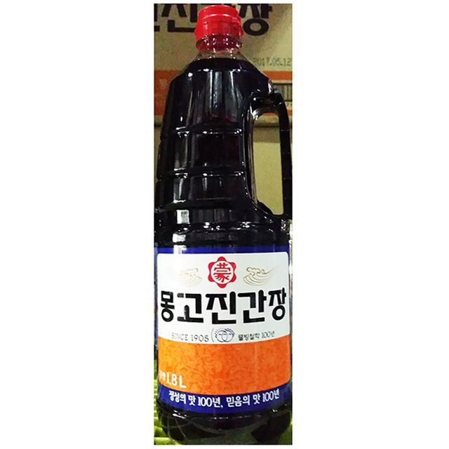부천몽고 진간장 1.8L X8 세트, 진한 맛의 업소용 간장 대량 구매