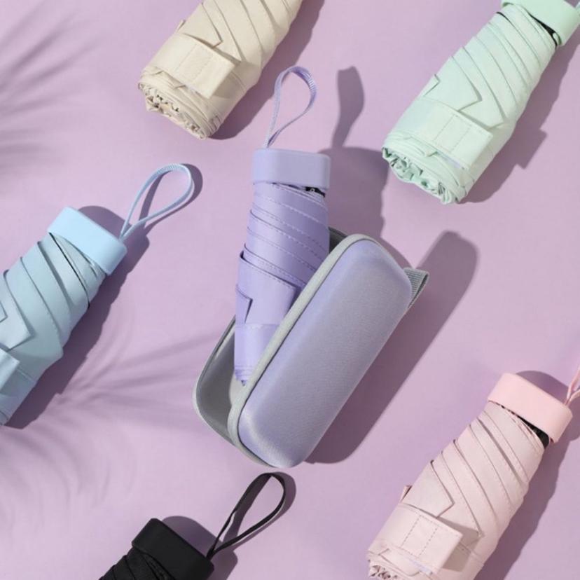 초경량 미니 우산 양산 겸용 캡슐 포장 UV 차단 우산