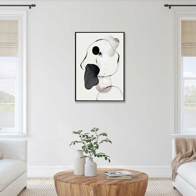 심플 액자 Abstract World no1. A2 사이즈 벽걸이 그림