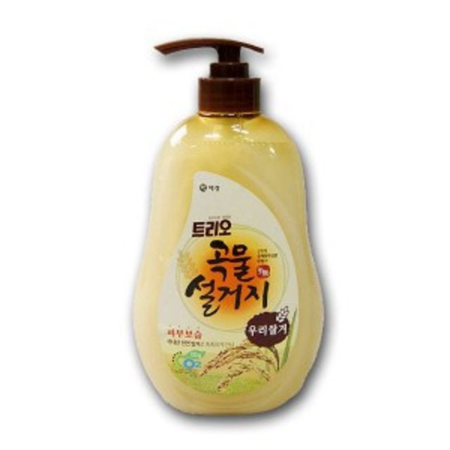 트리오 주방 세제 곡물 설거지 식기 채소 과일 세제 - 곡물 유래 친환경