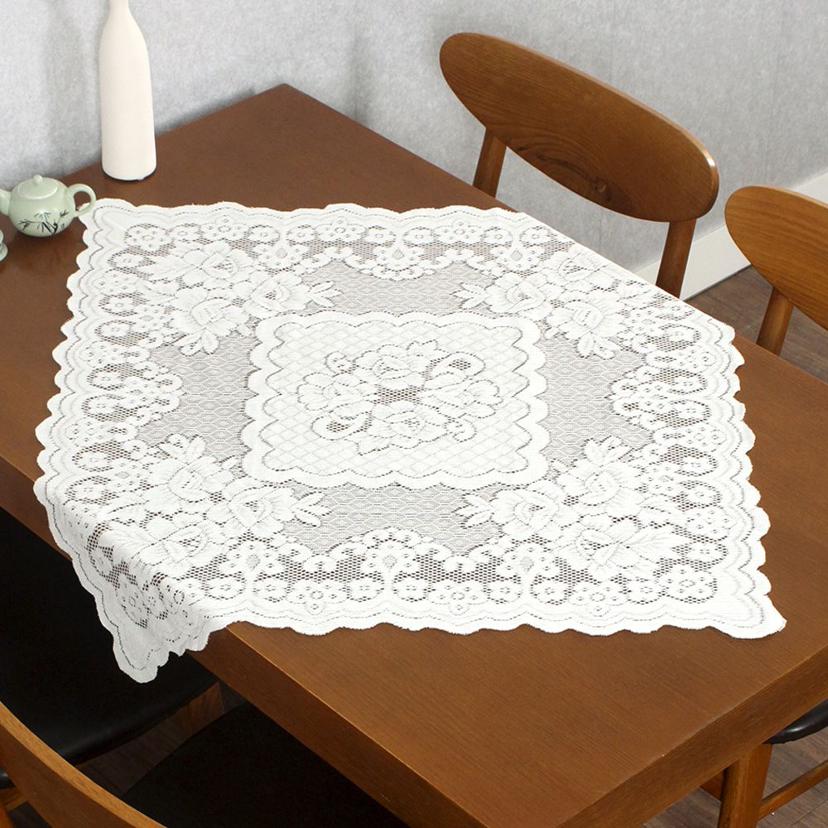 프렌치 로맨틱 레이스 식탁보 76x76cm 테이블보