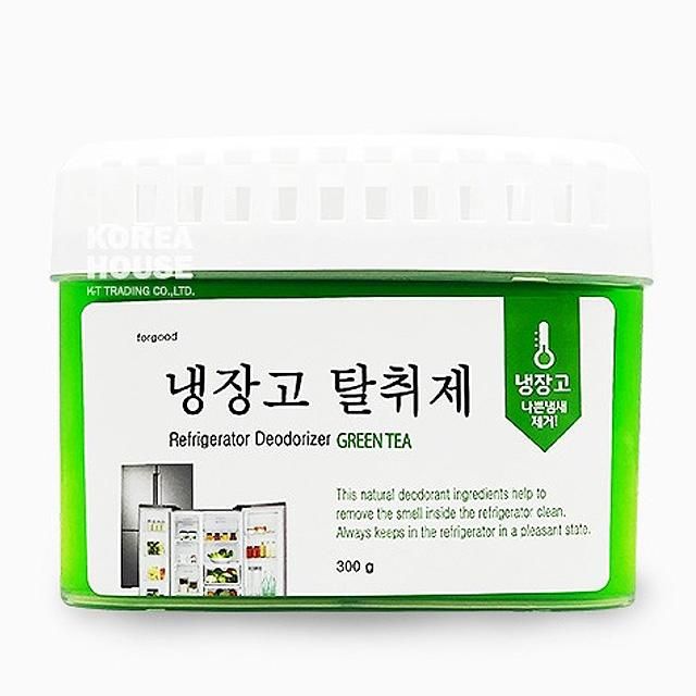 녹차 냉장고 탈취제 300g 액체형 - 천연 냄새 제거 솔루션