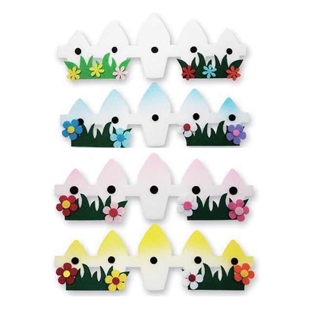 펠트 미니울타리4종 (18X6cm) 봄 게시판 환경 꾸미기 - 교실·보드 디스플레이 소품