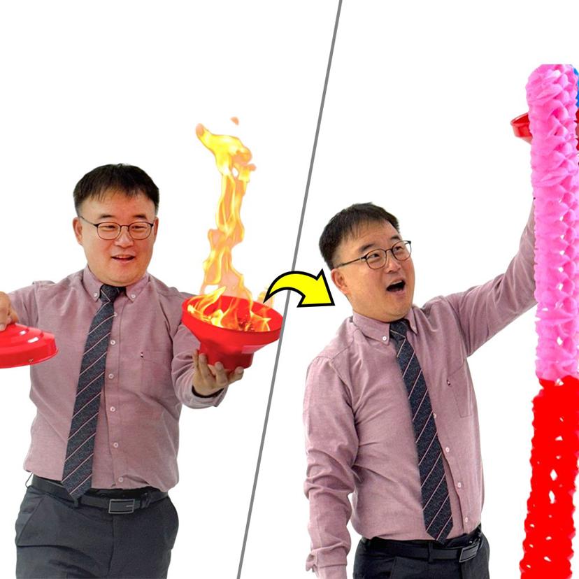 JL매직 긴 꽃 마술 멀티팬 연출 세트 - 마술 도구
