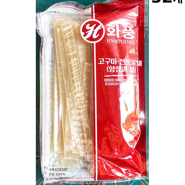 화풍 양장피채 250g X32, 간편 냉동 반찬 재료