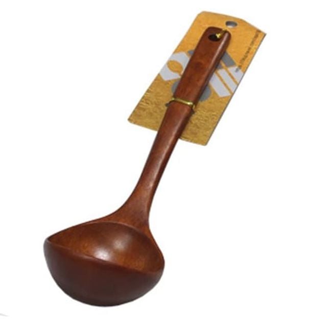대추목 국자 나무 국자 국 찌개 전골 주방 옻칠 국자 대 27.5cm