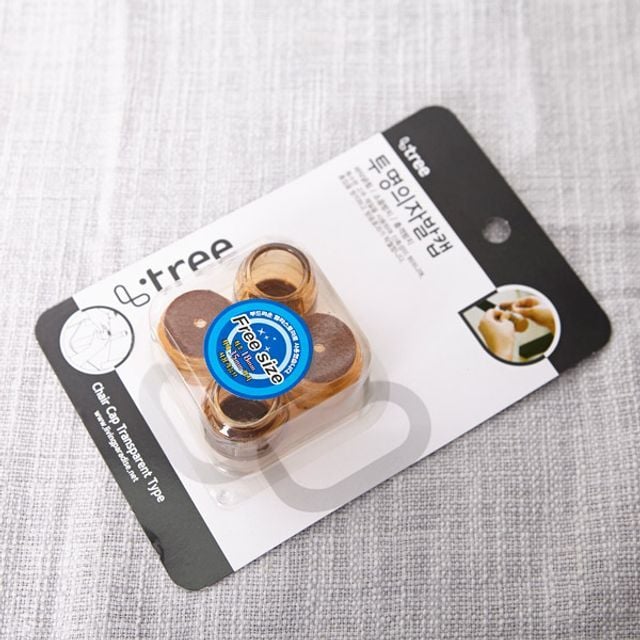 의자 발캡 원형 25mm 의자커버 소음 방지 내구성