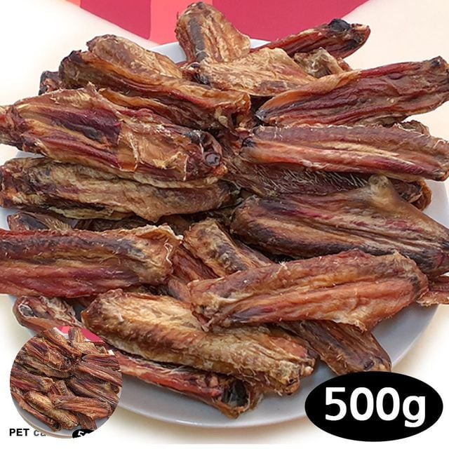 강아지 오리고기 수제간식 오리윙 500g 건강 간식
