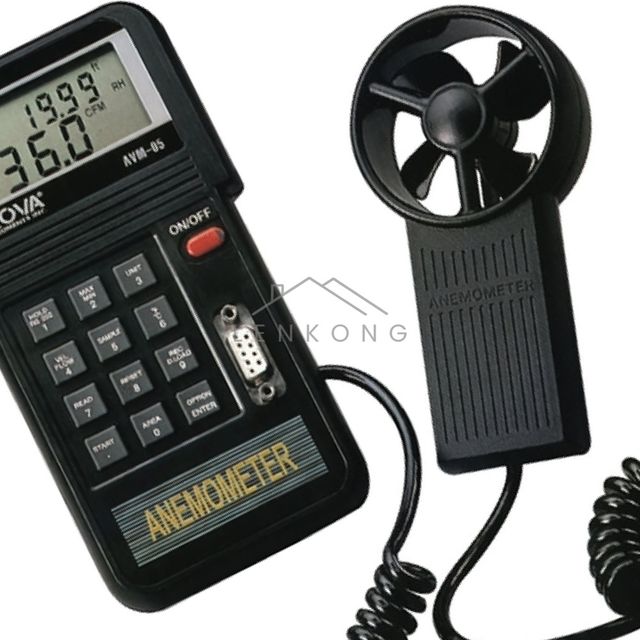 풍량기 장비풍속계 디지털풍속계 풍량겸용 TES AVM05