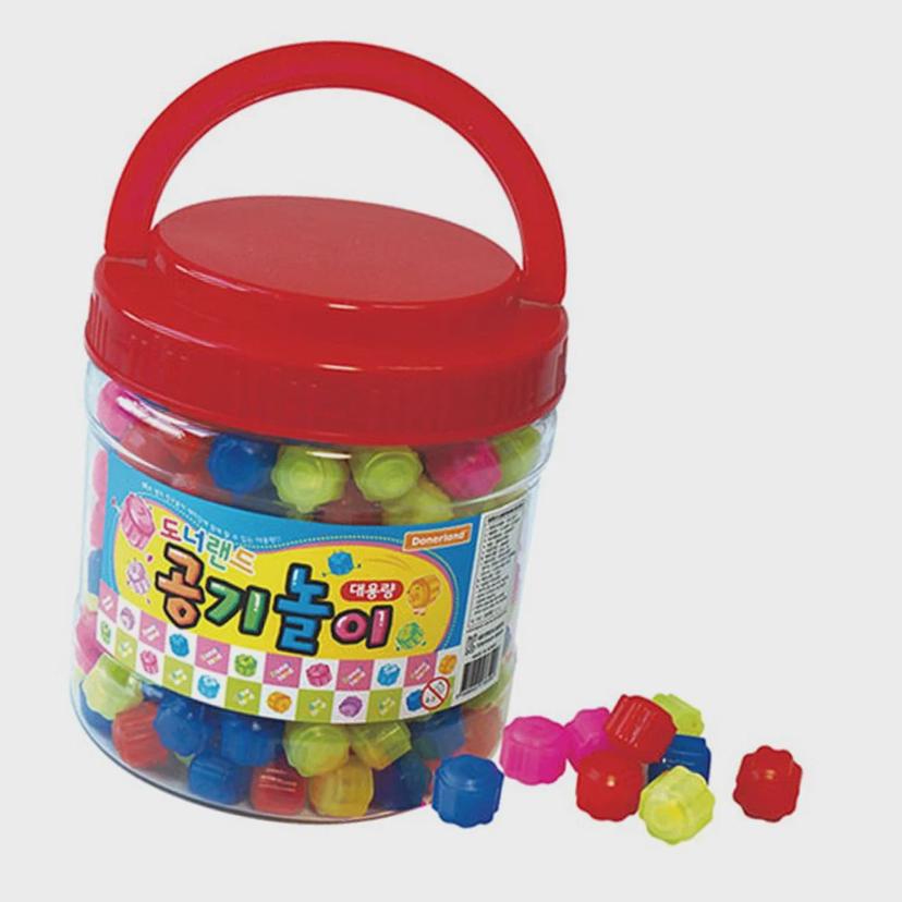 도너랜드 공기놀이 벌크형 300알 4색 전통 완구