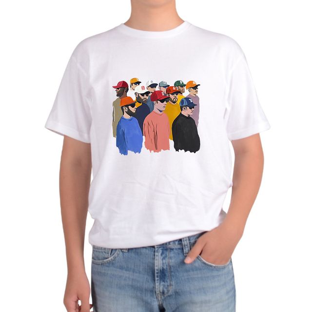 길단 반팔티 아시아핏 USA핏 볼캡남성들 모자 패션 HAT 그림 AI생성 모든색상 전사이즈