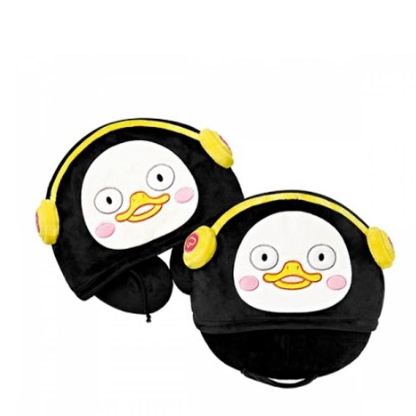 오로라월드 자이언트 펭수TV 후디 목쿠션 차량용