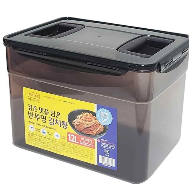 김치통 12L 김장통 보관용기 김치보관통 간장게장통