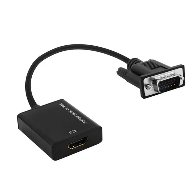 VGA RGB TO HDMI 변환 컨버터 젠더 모니터 케이블