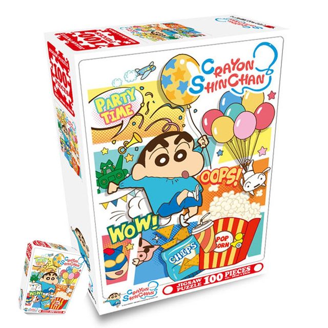 퍼즐액자 퍼즐놀이 짱구는 못말려 직소퍼즐 100pcs 팝콘