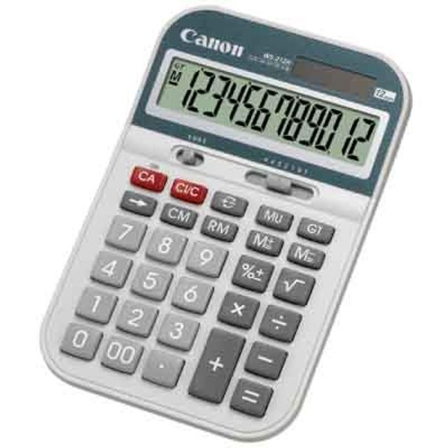 캐논 계산기 WS-212H 12자리 일반 사무용 계산기