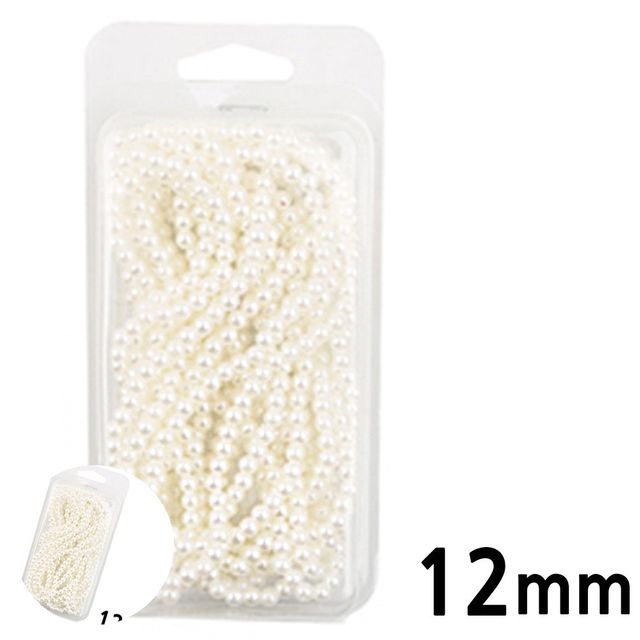 비즈진주 비즈부자재 칼라 구슬 단색 진주 진주색 12mm