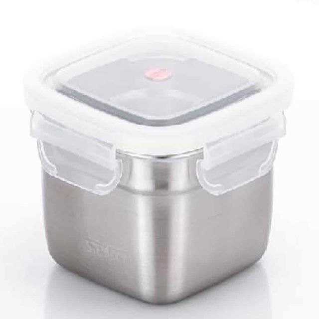 밀폐용기 530ml 스텐반찬통 야채보관통 캠핑반찬통 스테인리스용기